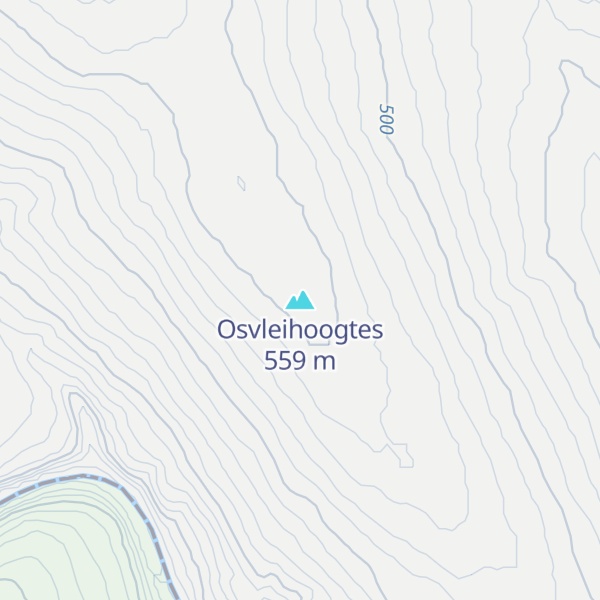Map of Osvleihoogtes