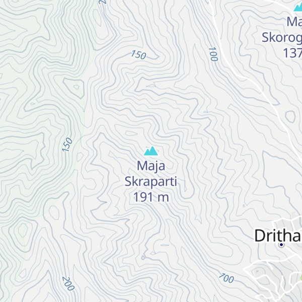 Map of Maja Skraparti