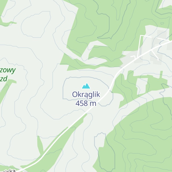 Map of Okrąglik