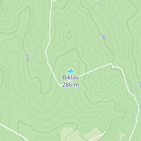 Map of Biklav
