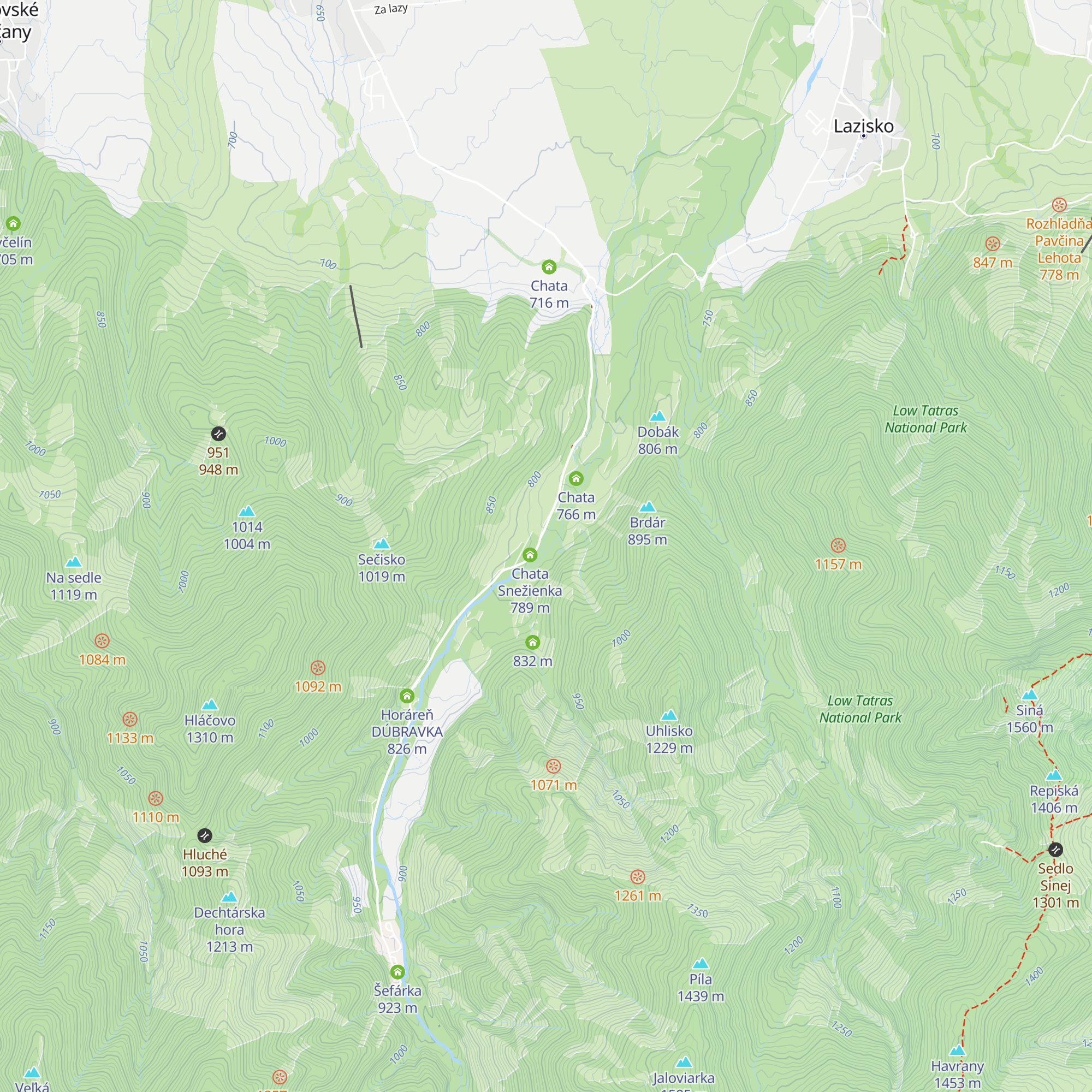 Chata map