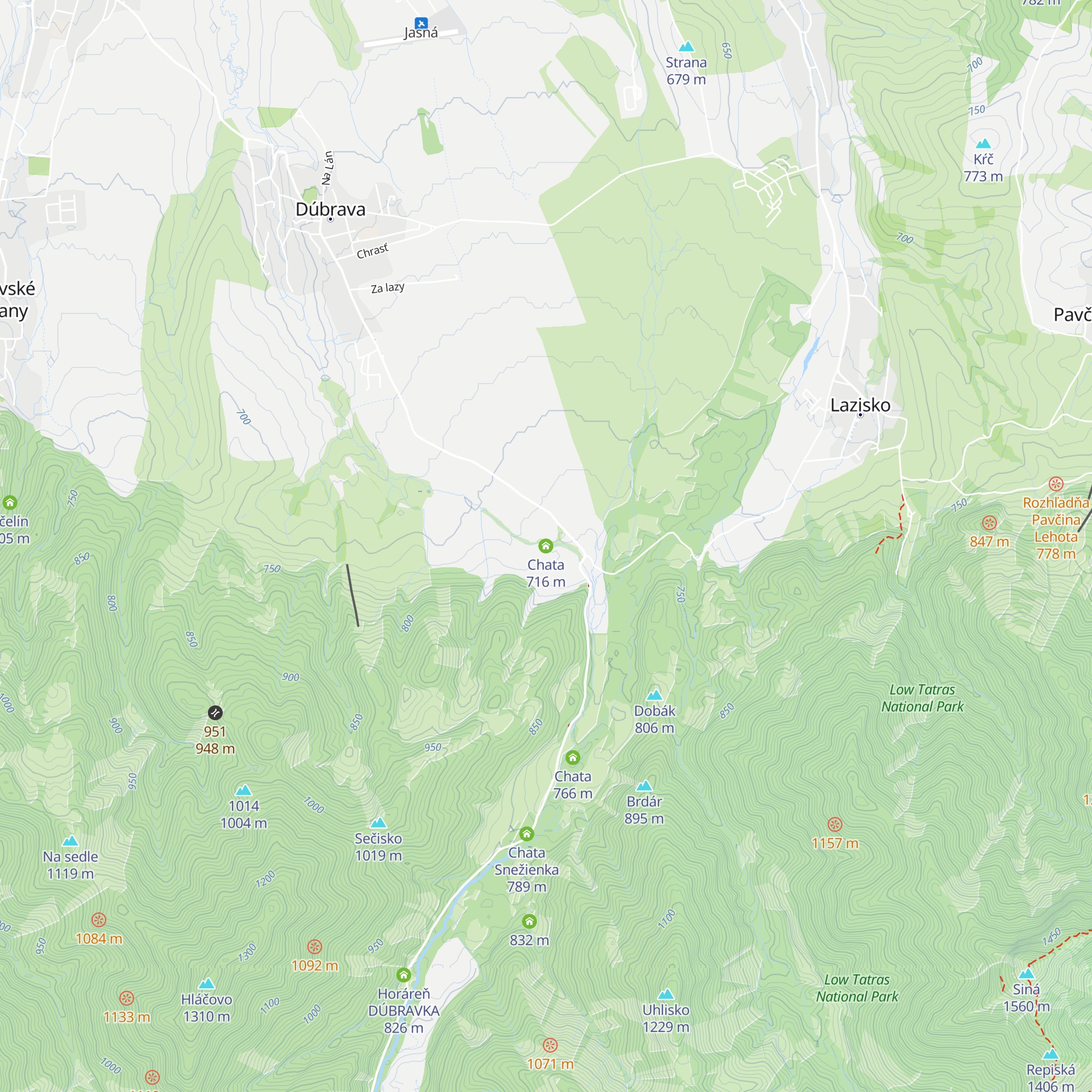 Chata map