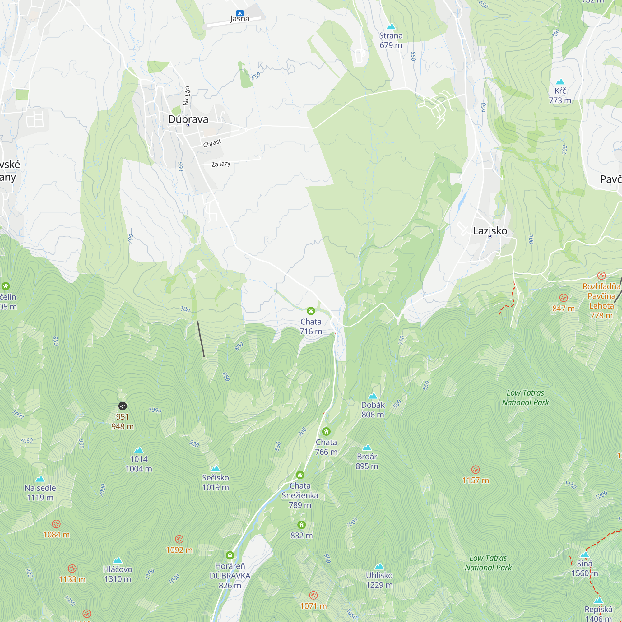 Chata map