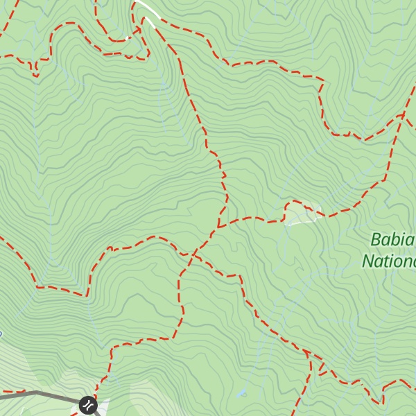 Map of Suchy Groń