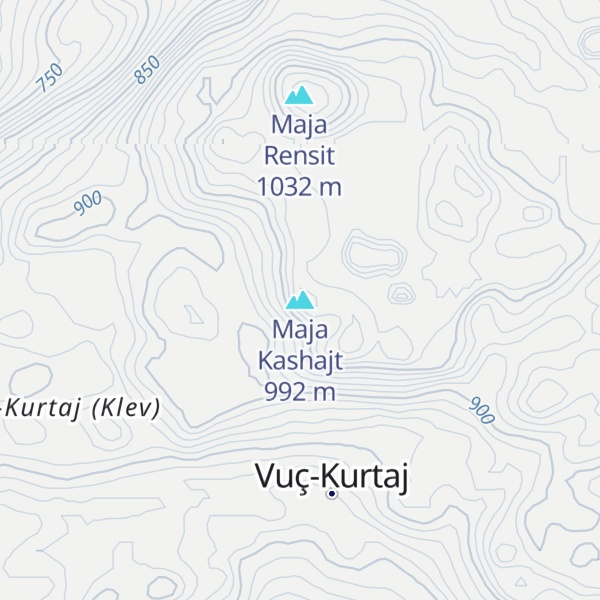 Map of Maja Kashajt