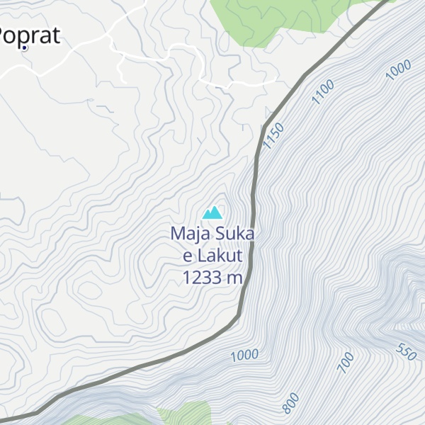 Map of Maja Suka e Lakut