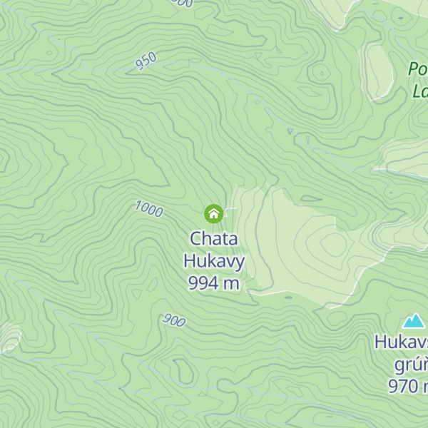 Map of Chata Hukavy