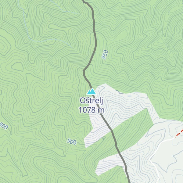 Map of Oštrelj