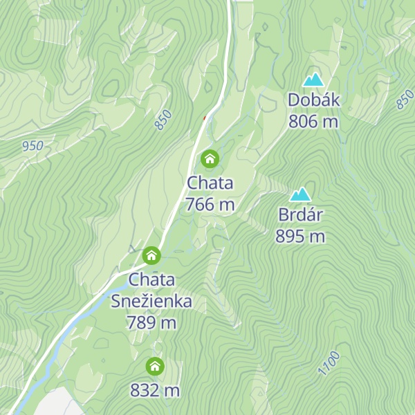 Map of Chata Pohoda - Brbáre