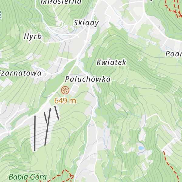 Map of Chata pod Kwiatkiem