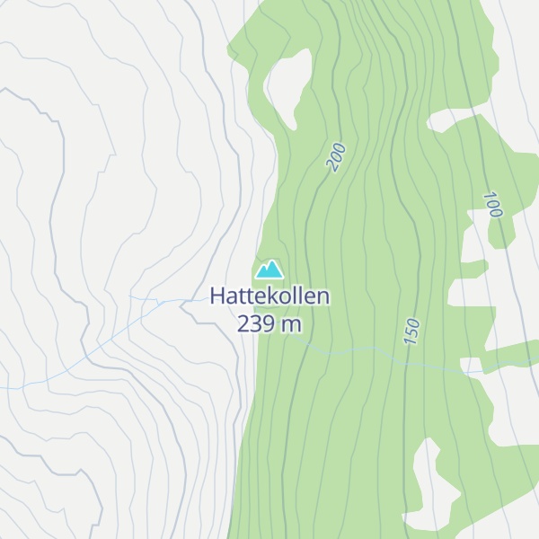 Map of Hattekollen