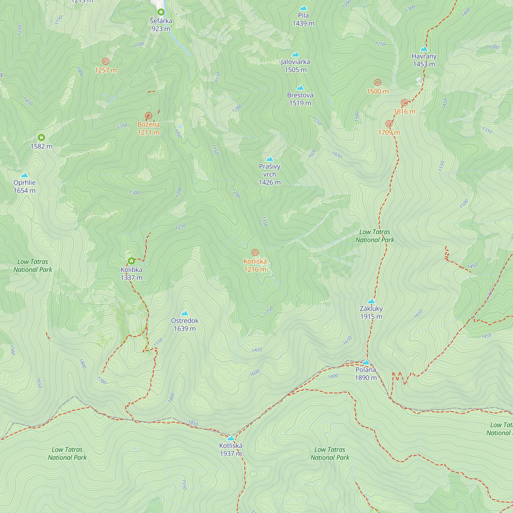 Stará koliba map