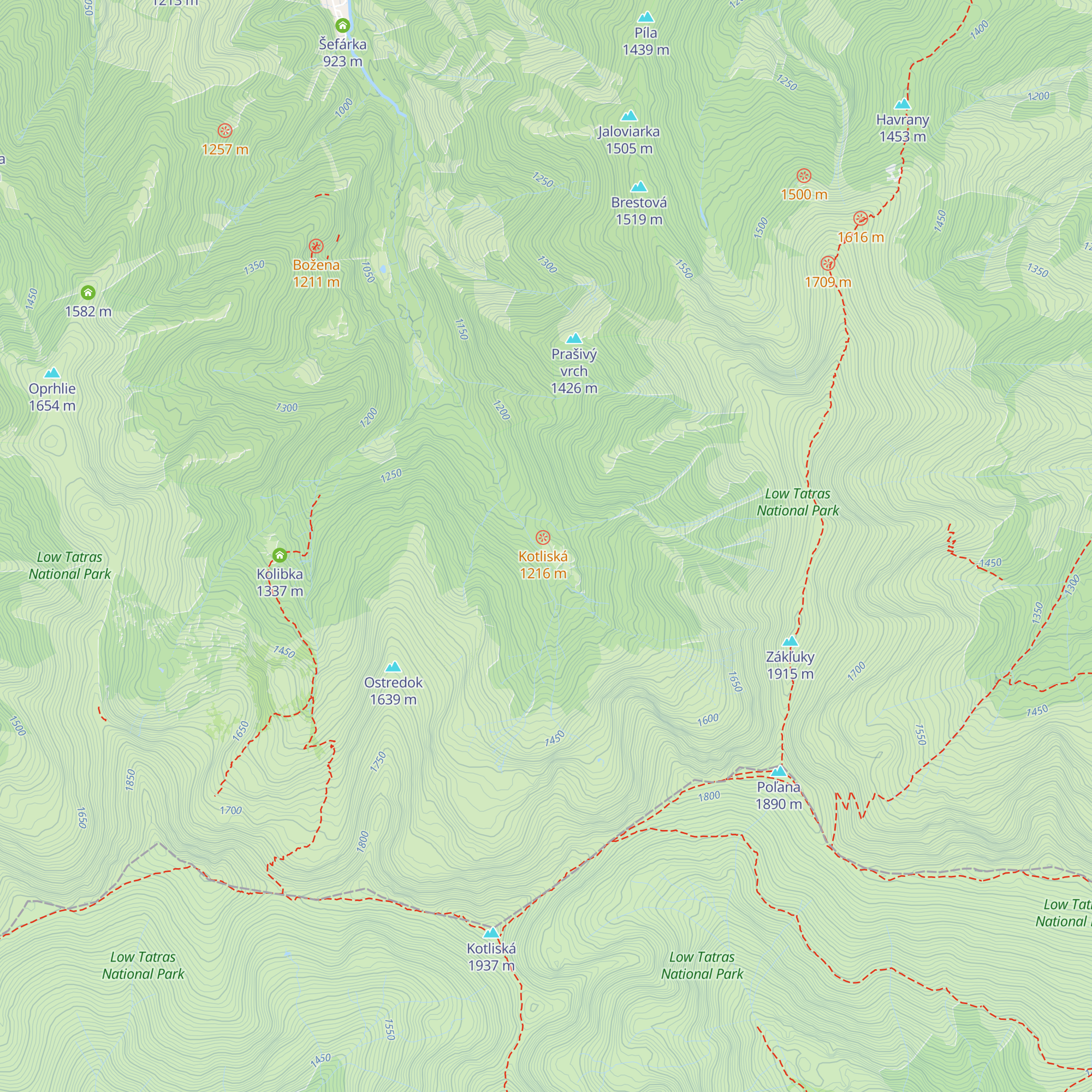 Stará koliba map