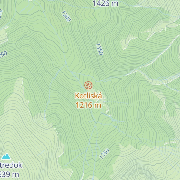 Map of Stará koliba