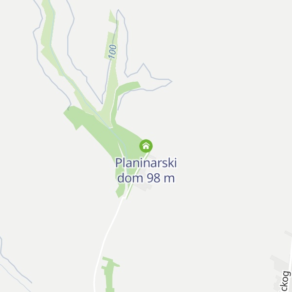 Map of Planinarski dom