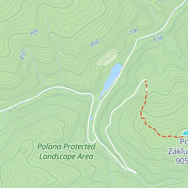 Map of Chata Hrončok