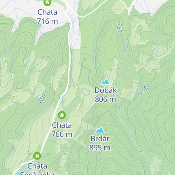 Map of Seník