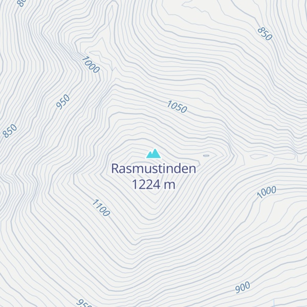 Map of Rasmustinden