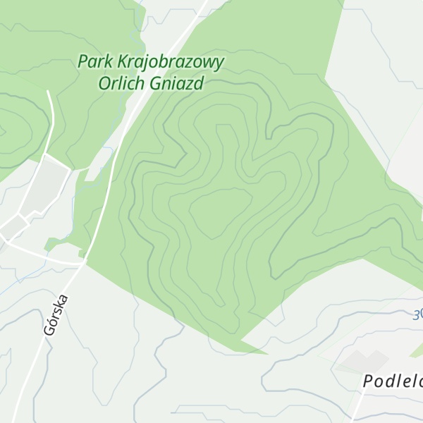 Map of Lisia Góra