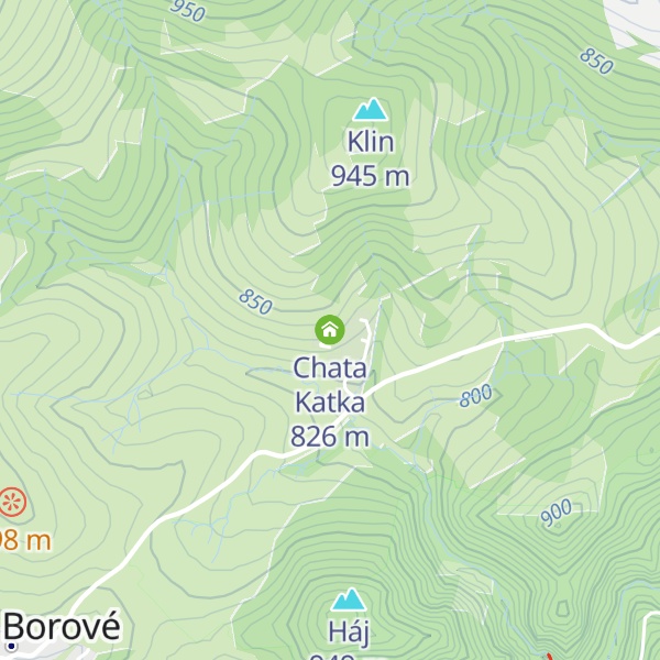 Map of Chata Katka