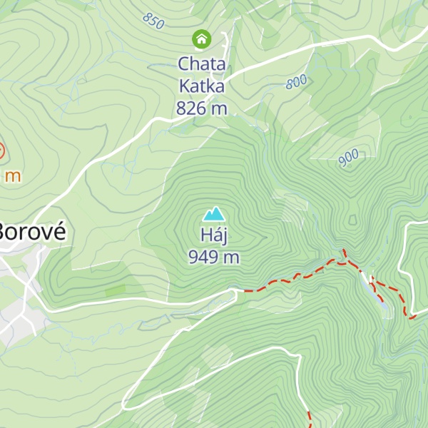Map of Háj