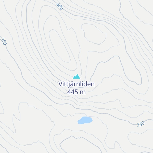 Map of Vittjärnliden