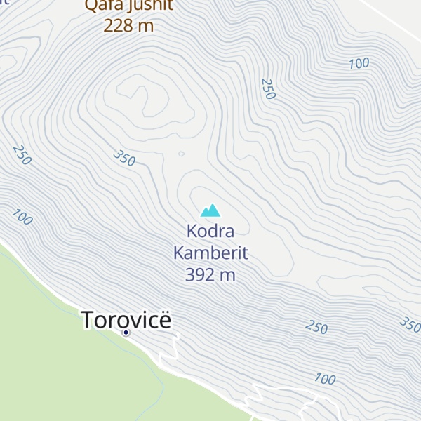 Map of Kodra Kamberit