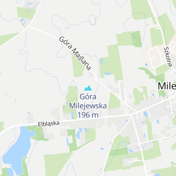 Map of Góra Milejewska