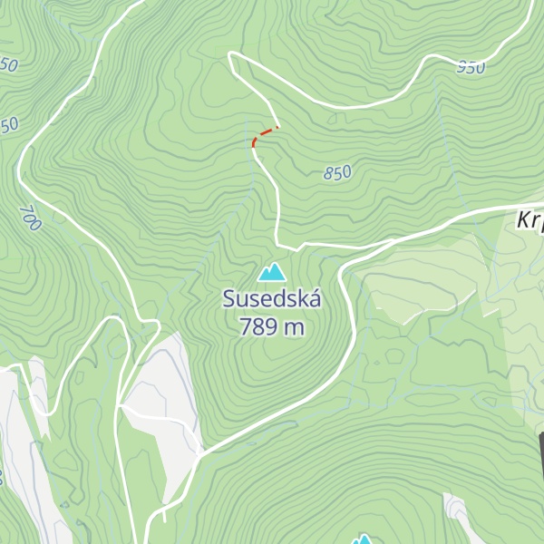 Map of Susedská