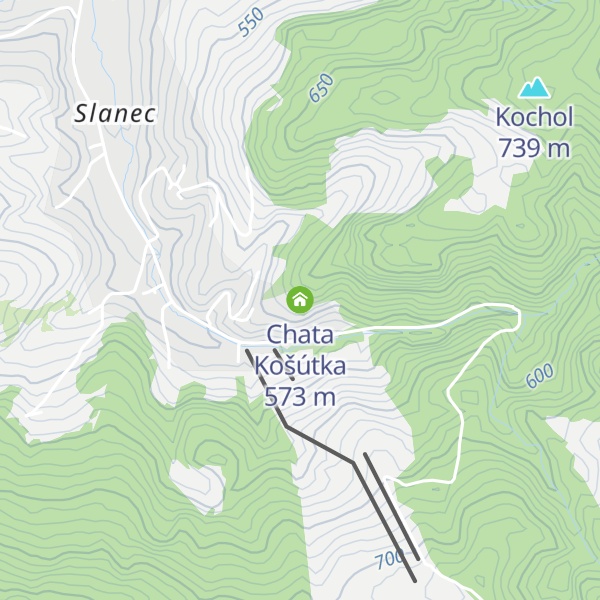 Map of Chata Košútka