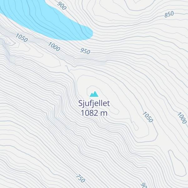 Map of Sjufjellet