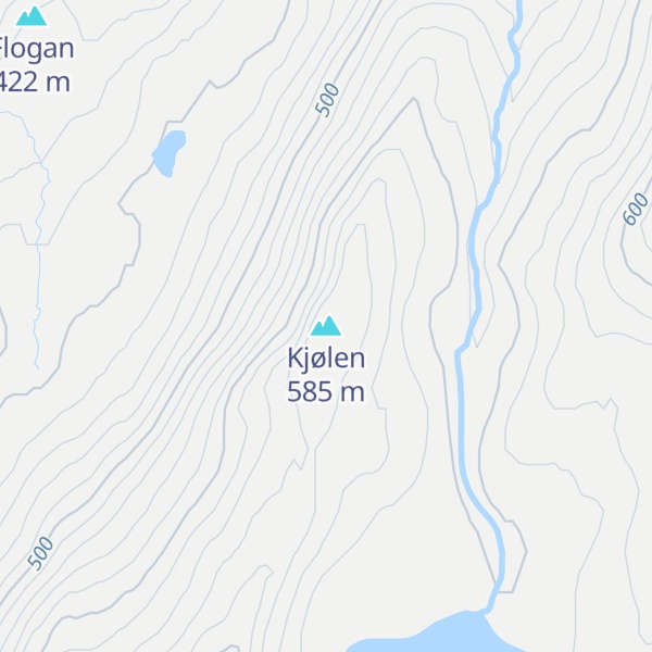 Map of Kjølen