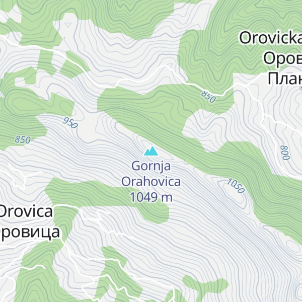 Map of Gornja Orahovica