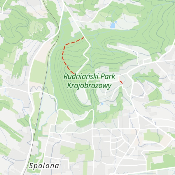 Map of Klasztorna Górka