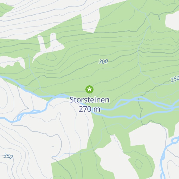Map of Storsteinen