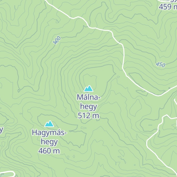 Map of Málna-hegy