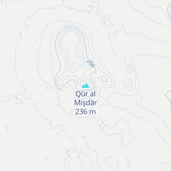 Map of Qūr al Mişdār