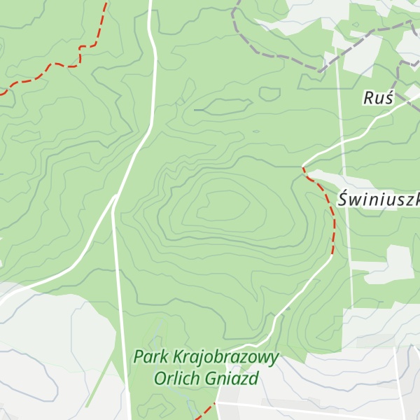 Map of Świniuszka