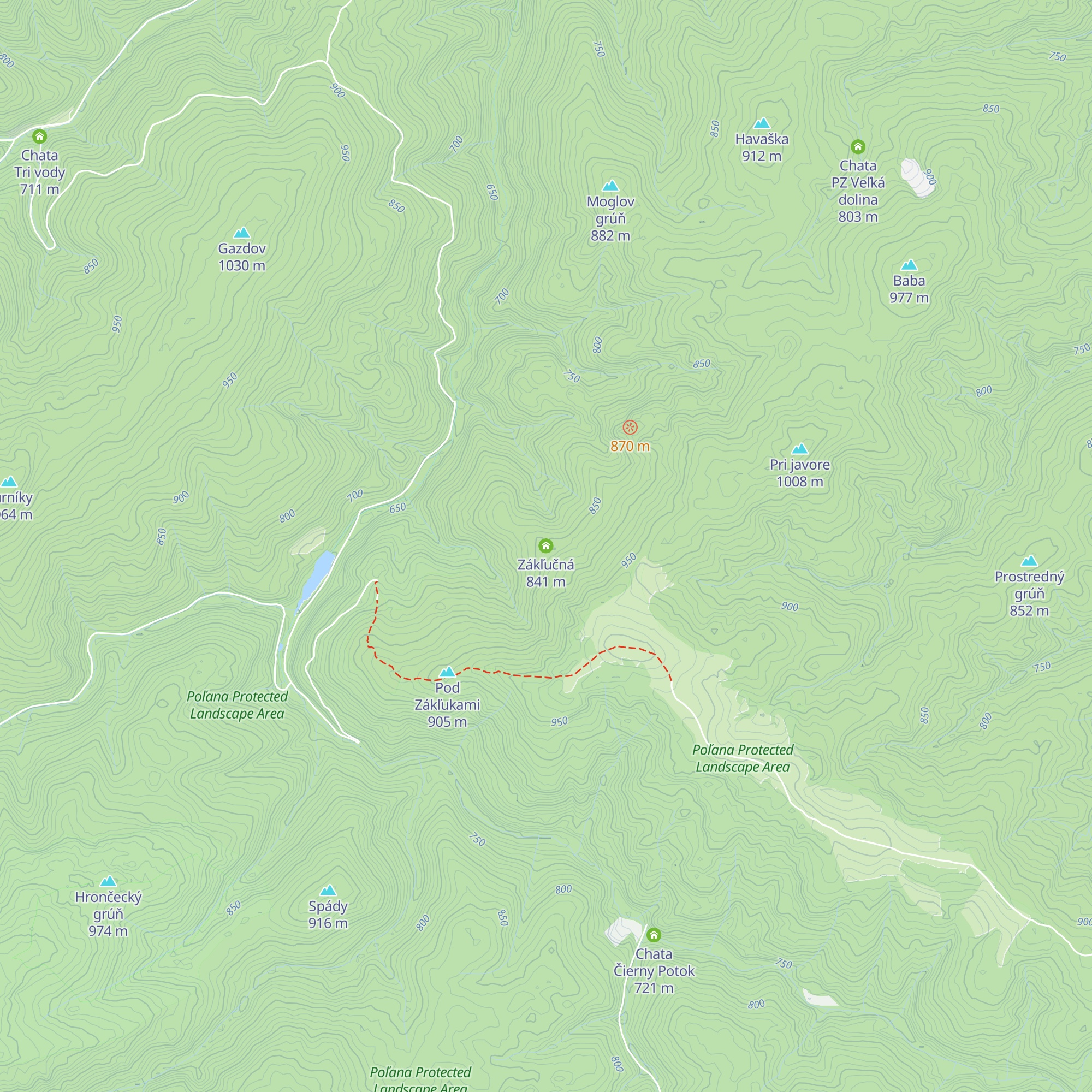 Zákľučná map