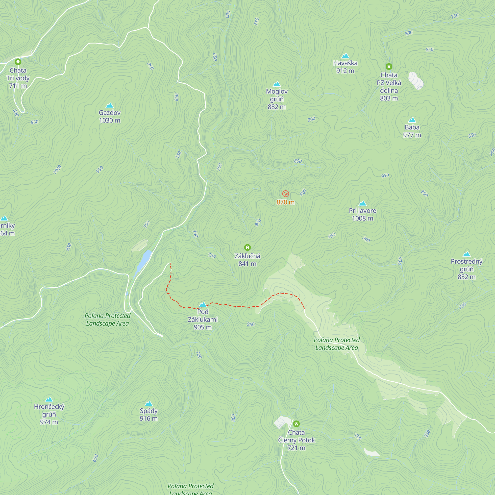 Zákľučná map