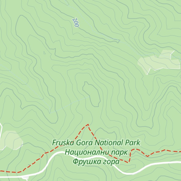 Map of Vilino brdo