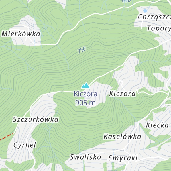 Map of Kiczora