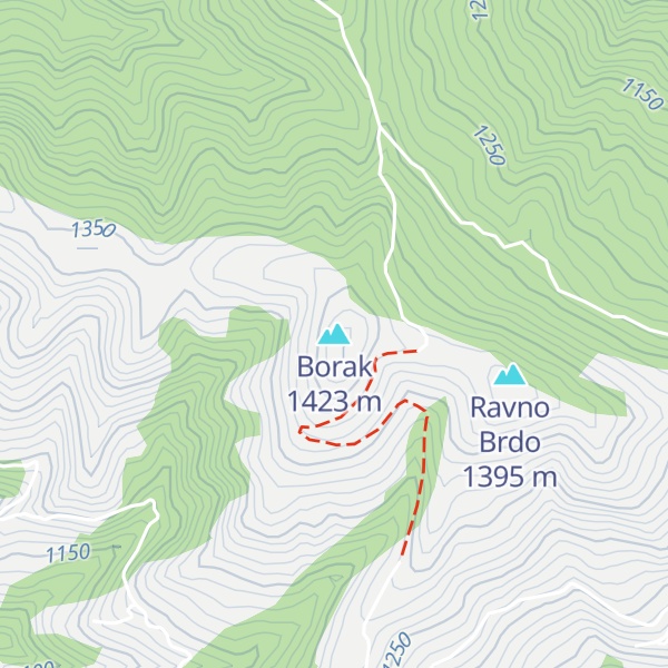 Map of Borak