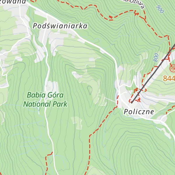 Map of Świniarka
