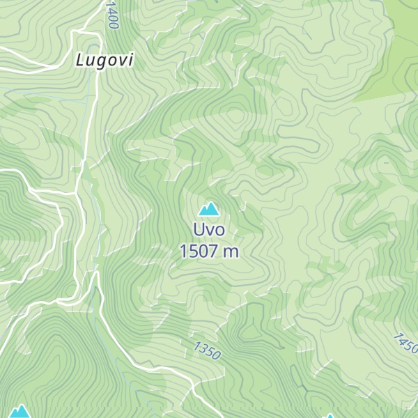 Map of Uvo