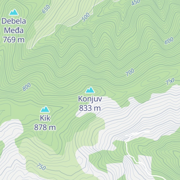 Map of Konjuv