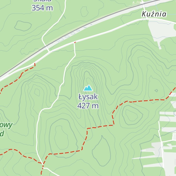 Map of Łysak