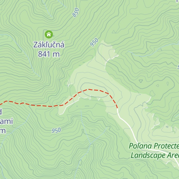 Map of Zákľuky