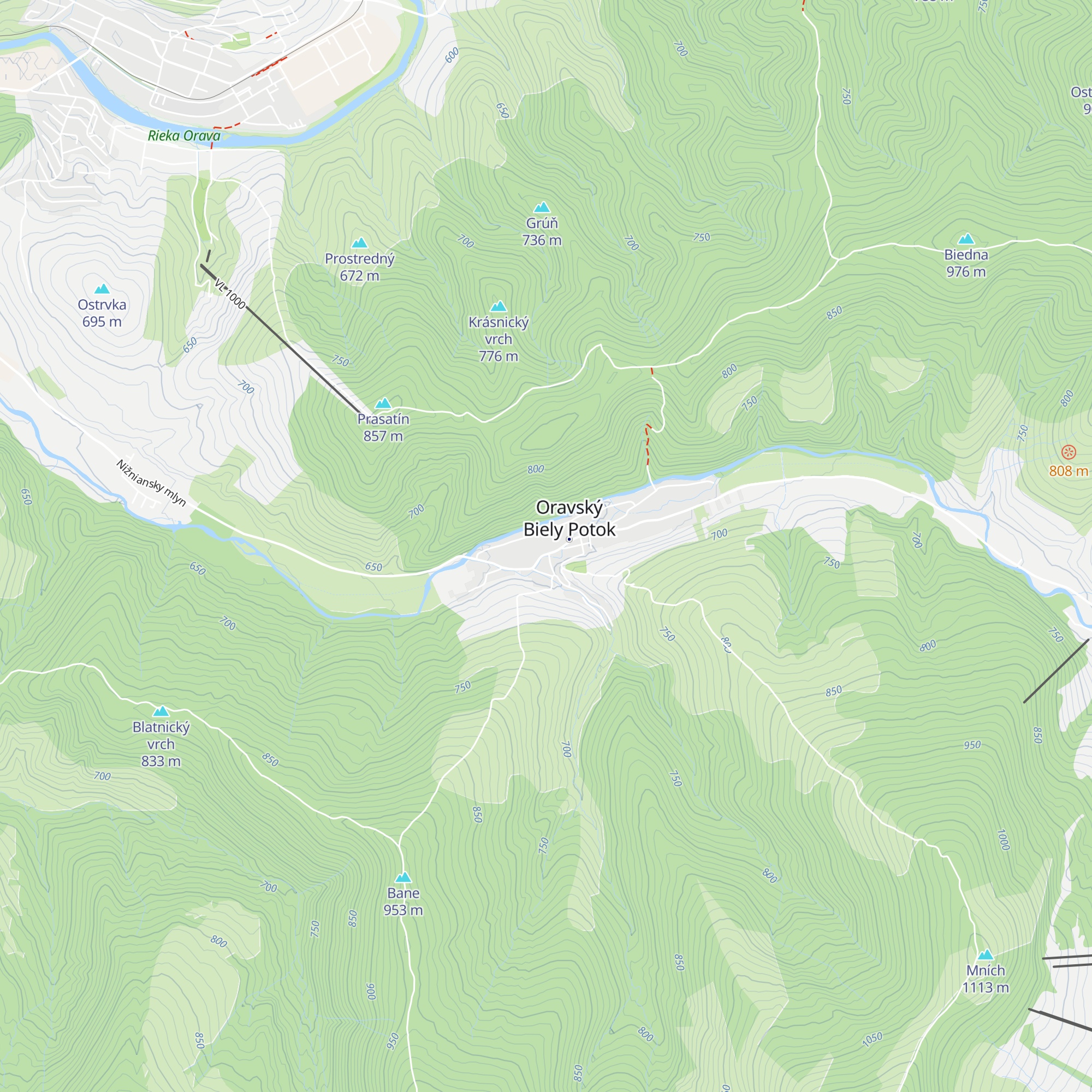 Chata Roháče map