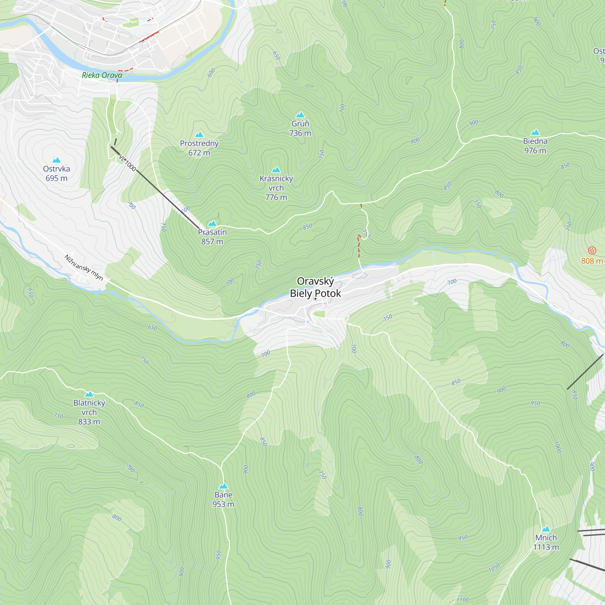 Chata Roháče map